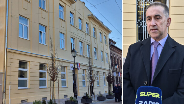 Obnovljena zgrada Fine u povijesnoj jezgri Bjelovara