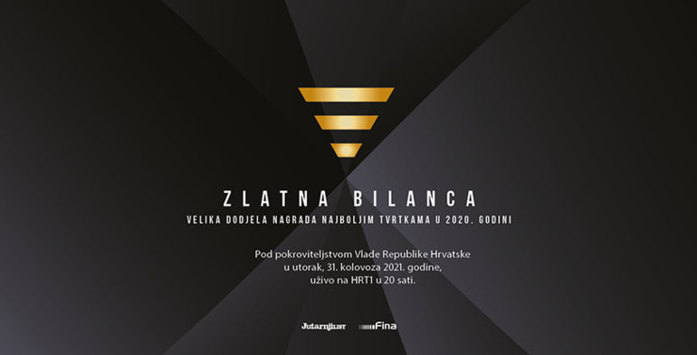Fina dodijelila Zlatnu bilancu najboljim hrvatskim tvrtkama u 2020. godini
